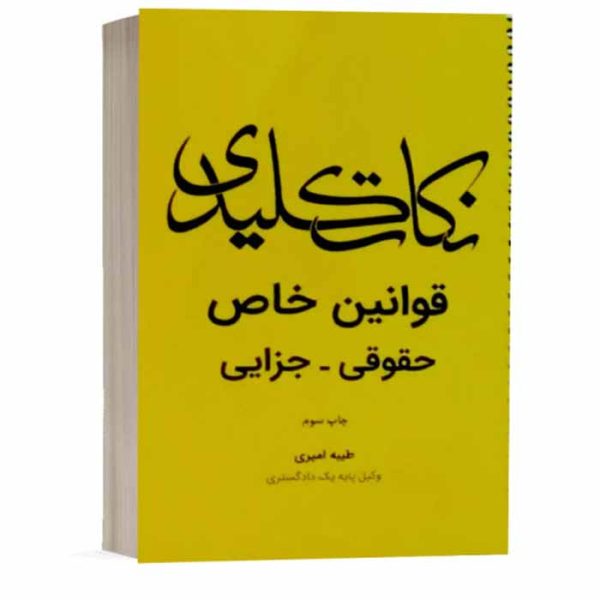 کتاب نکات کلیدی قوانین خاص حقوقی-جزایی | امیری
